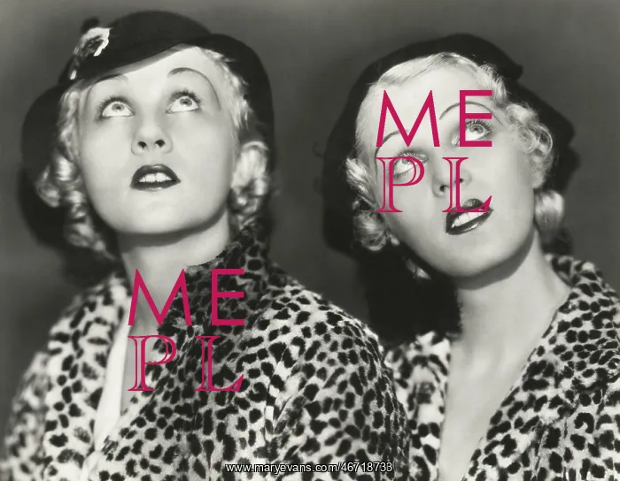  : Two blondes in leopard print