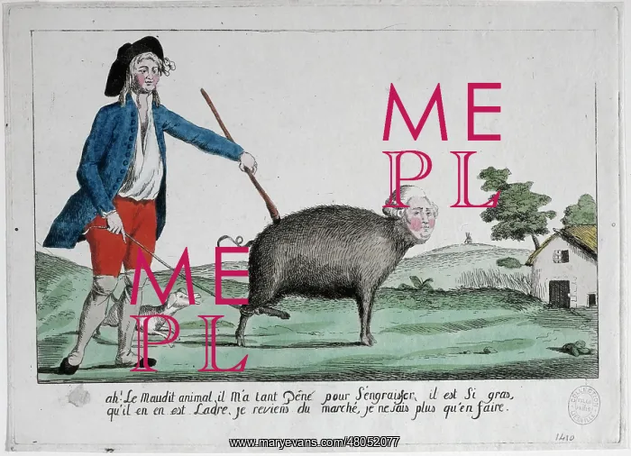 : Bloody Animal ! Engraving. Paris : Bloody Animal ! Engraving. Paris