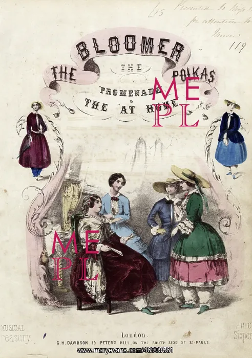 : The Bloomer Polka, The Promenade and The At Home : The Bloomer Polka, The Promenade and The At Home