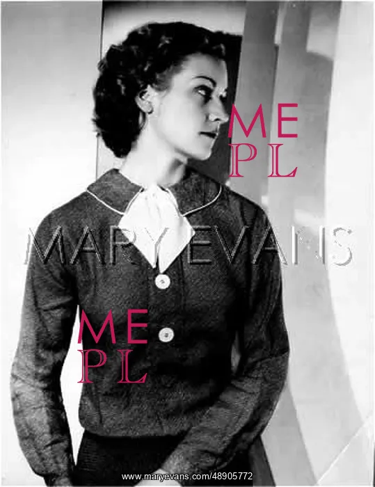 : BLOUSE WITH BOW 1937 : BLOUSE WITH BOW 1937