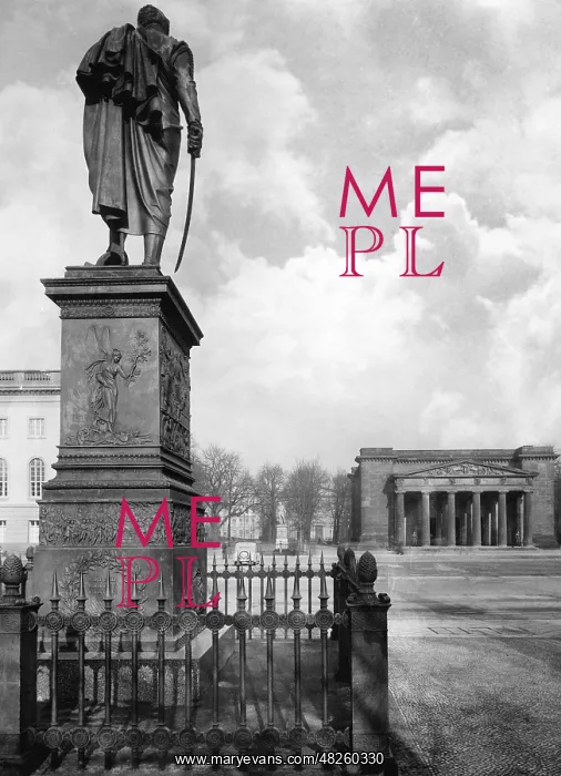 : Blucher Monument Unter den Linden, 1937 : Blucher Monument Unter den Linden, 1937