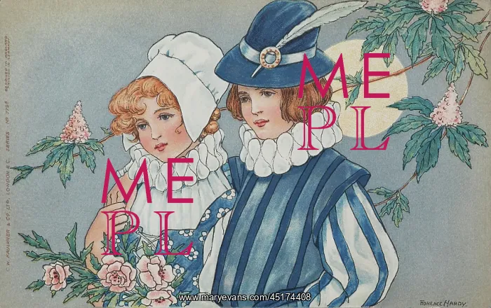 : The Blue among the Flowers by Florence Hardy : The Blue among the Flowers by Florence Hardy