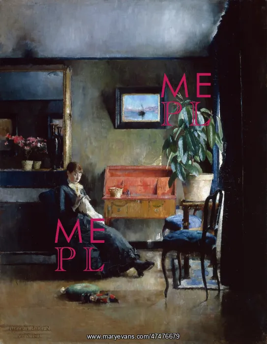 : Blue Interior (Paris 1883) : Blue Interior (Paris 1883)