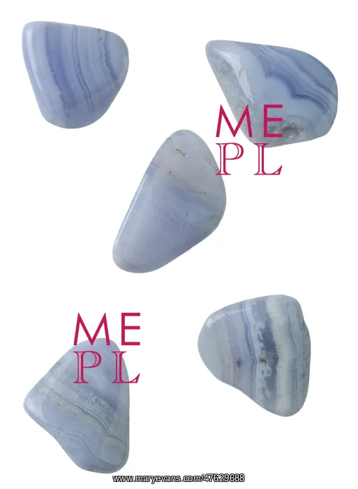  : Agate. Blue lace agate