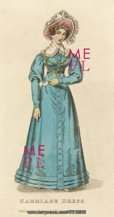 : Blue Pelisse 1824 : Blue Pelisse 1824
