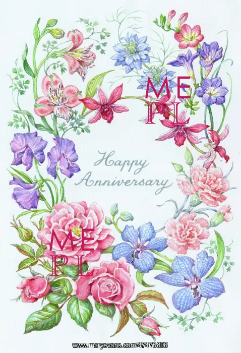 : Blue and Pink Orchids, Roses, Carnations etc : Blue and Pink Orchids, Roses, Carnations etc