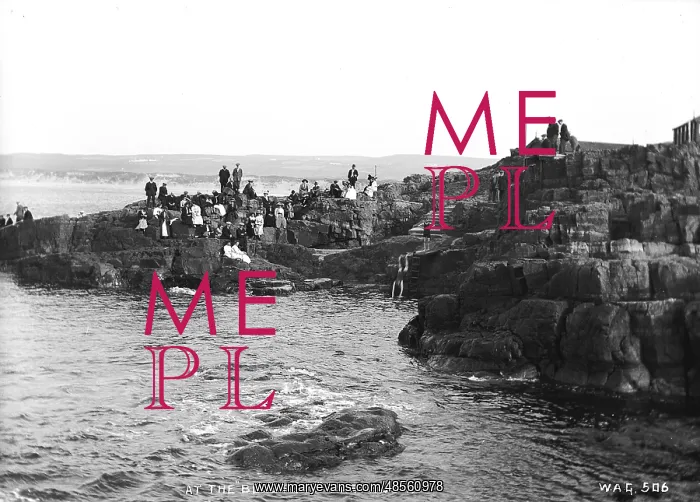 : At the Blue Pool, Portrush : At the Blue Pool, Portrush