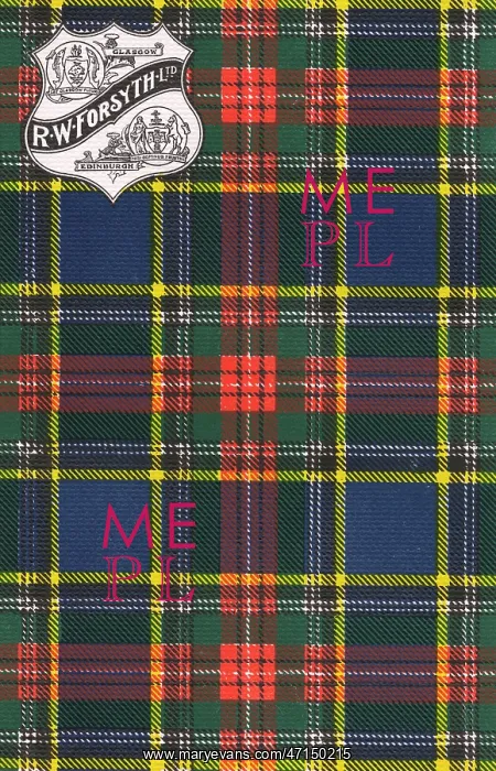  : Blue, Red, Green and Yellow Macbeth Tartan