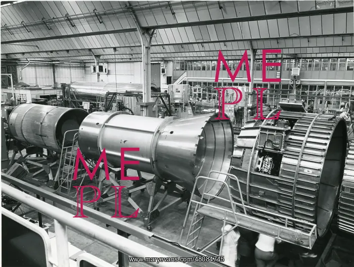 : Part of the Blue Streak electrical mock-up : Part of the Blue Streak electrical mock-up