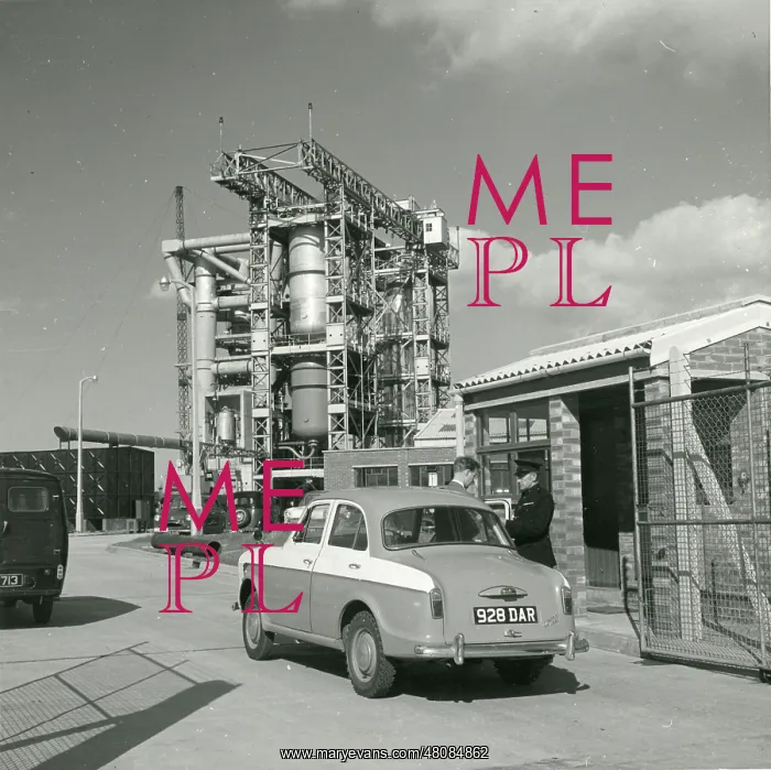 : Blue Streak test rig installation at Hatfield, c1958 : Blue Streak test rig installation at Hatfield, c1958