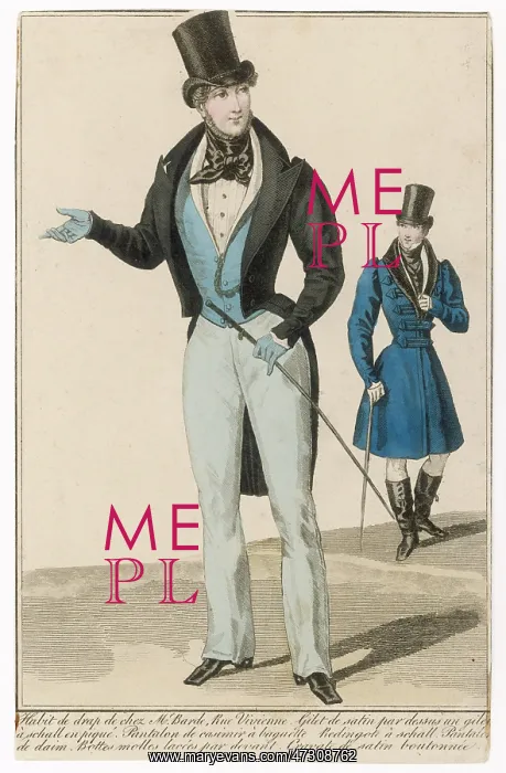 : Blue Waistcoat 1829 : Blue Waistcoat 1829