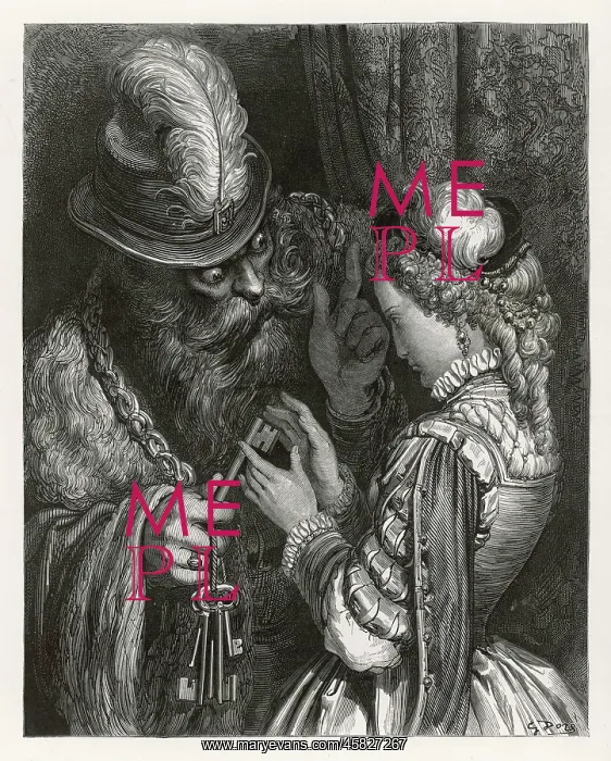  : Bluebeard warns her about the key to the room she is forbidden to enter