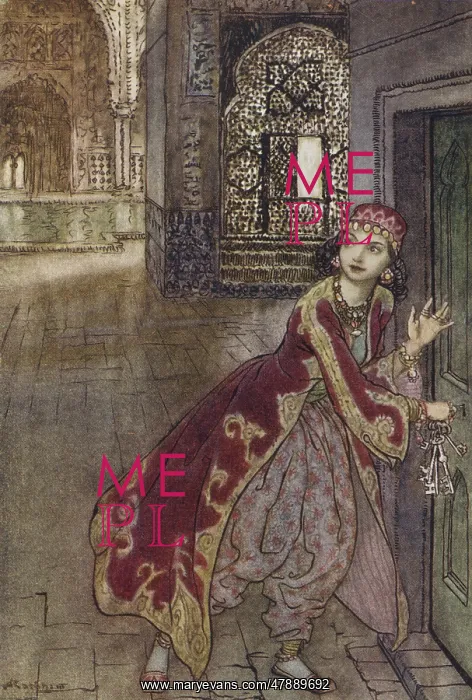  : Bluebeard. She opens the door of the forbidden chamber