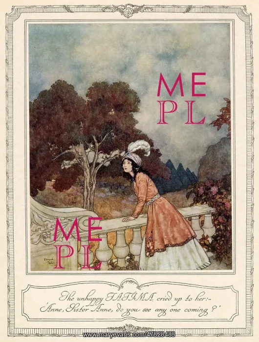 : Bluebeard - Edmund Dulac : Bluebeard - Edmund Dulac