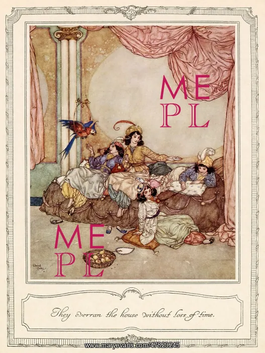: Bluebeard - Edmund Dulac : Bluebeard - Edmund Dulac