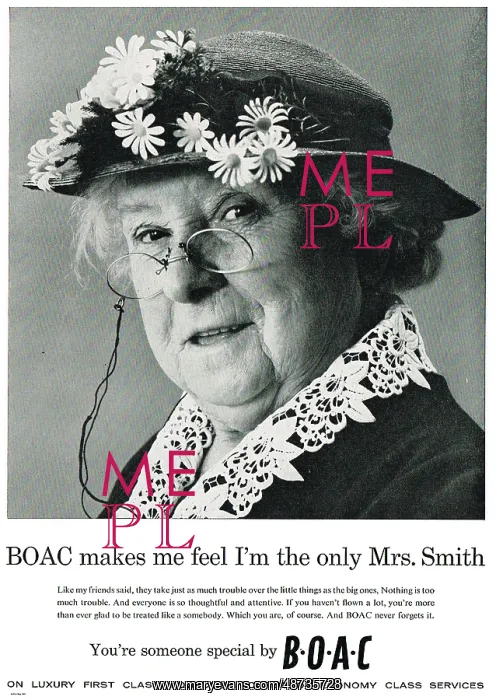 : BOAC Makes me Feel Like I'm The Only Mrs.Smith : BOAC Makes me Feel Like I'm The Only Mrs.Smith
