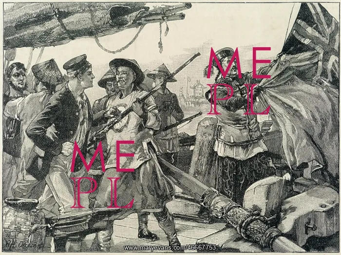 : On board the Arrow, Second Opium War : On board the Arrow, Second Opium War