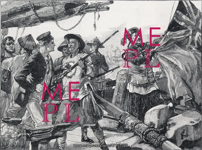 : On board the Arrow, Second Opium War : On board the Arrow, Second Opium War