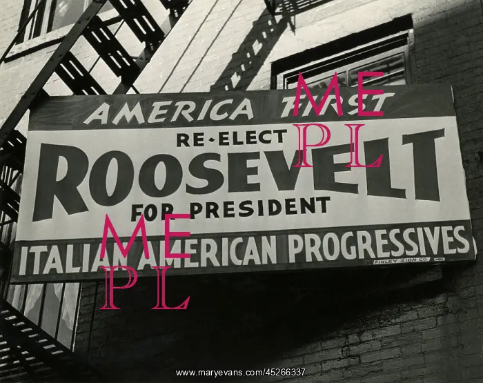 : Bill board for Franklin Roosevelt's 1940 campaign : Bill board for Franklin Roosevelt's 1940 campaign