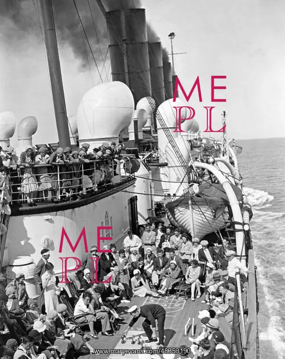 : On board the Mauretania, 1931 : On board the Mauretania, 1931
