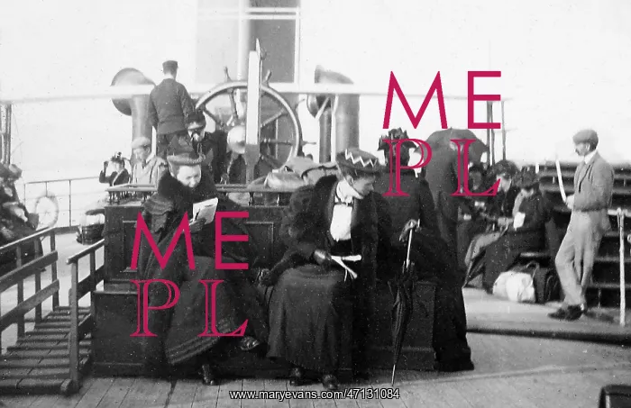 : On board a River Clyde steamer