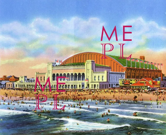 : Boardwalk or Convention Hall, New Jersey : Boardwalk or Convention Hall, New Jersey