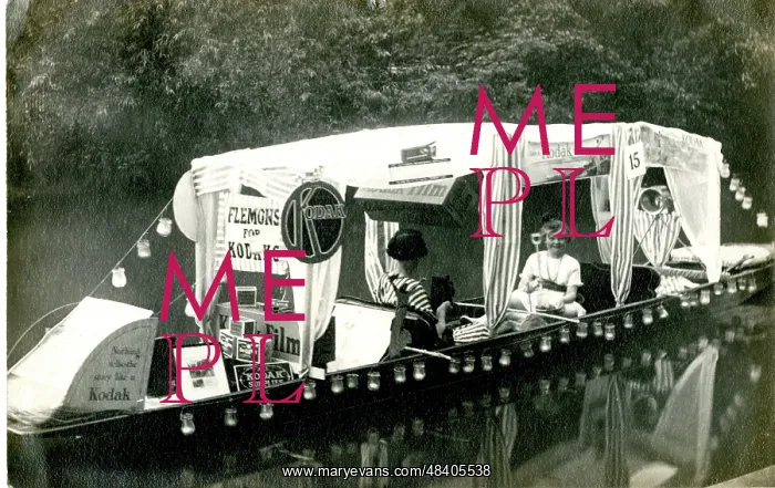  : Boat advertising Kodak products