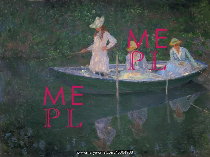 : The Boat at Giverny : The Boat at Giverny