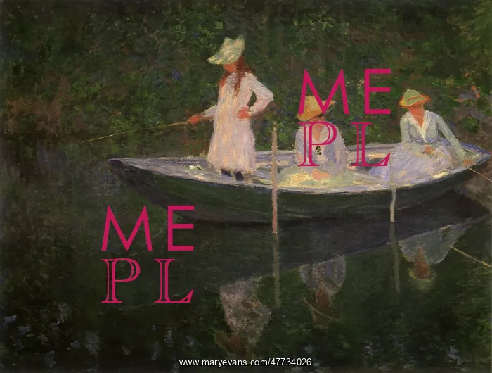  : The Boat at Giverny, by Monet