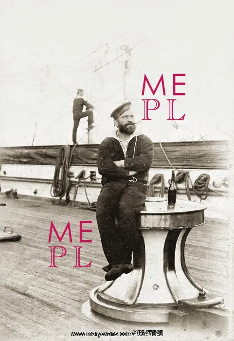 : Boat man on the windlass : Boat man on the windlass