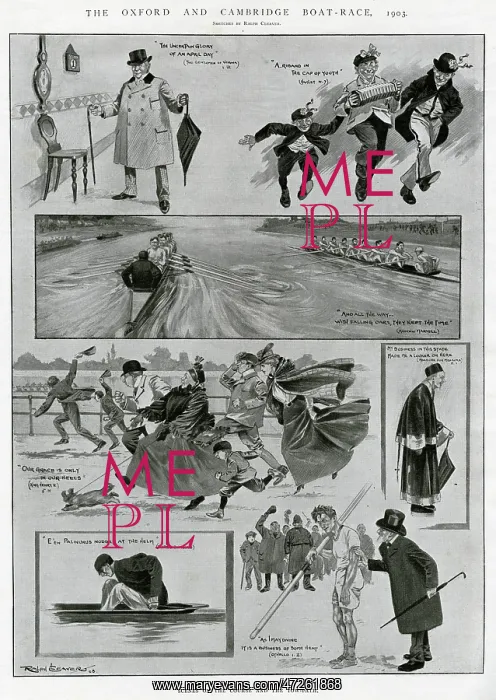 : Boat race scenes 1903 : Boat race scenes 1903