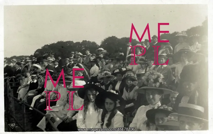: Boat Race Spectators, Caterham, Surrey : Boat Race Spectators, Caterham, Surrey