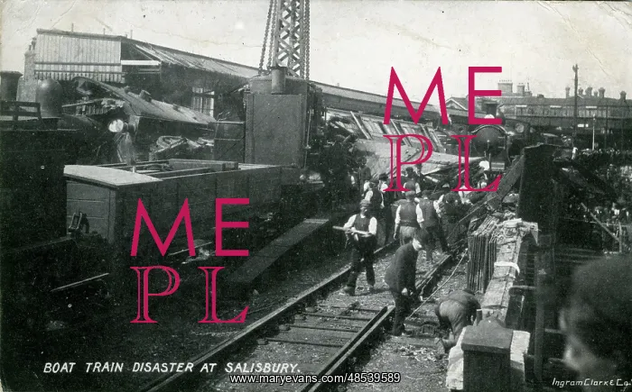 : Boat Train Disaster, Salisbury, Wiltshire : Boat Train Disaster, Salisbury, Wiltshire