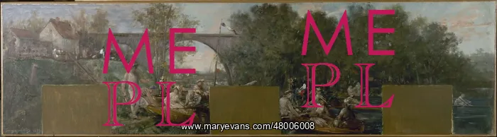 : Boaters on the River Marne : Boaters on the River Marne