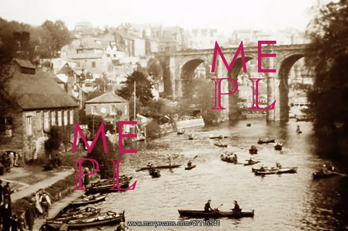  : Boating at Knaresborough, early 1900s