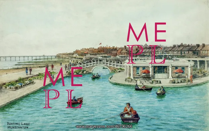 : Boating Lake, Hunstanton, Norfolk : Boating Lake, Hunstanton, Norfolk