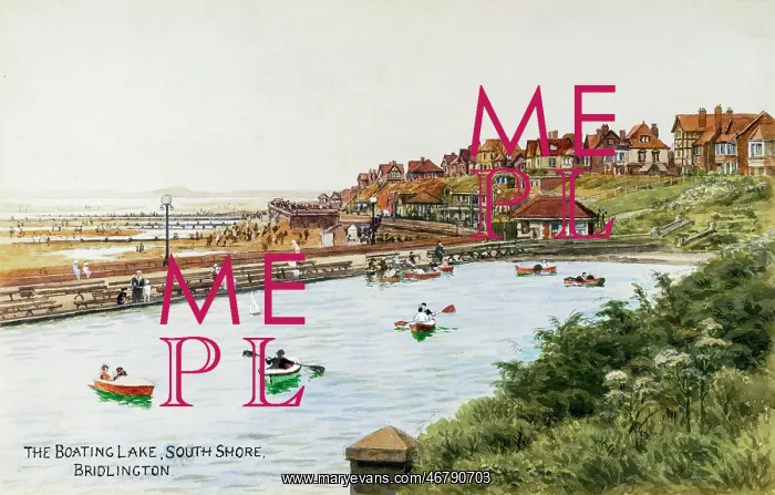 : Boating Lake, South Shore, Bridlington, North Yorkshire : Boating Lake, South Shore, Bridlington, North Yorkshire
