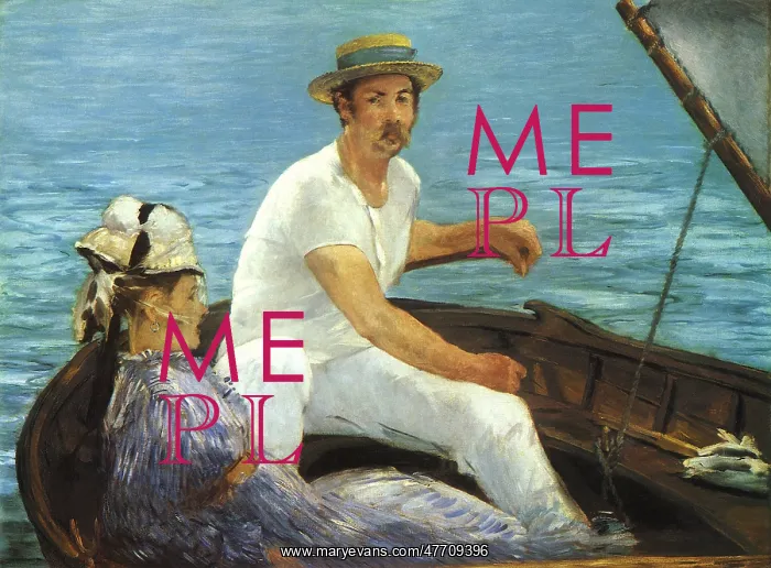  : Boating, by Manet
