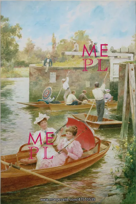 : Boating on the Thames : Boating on the Thames