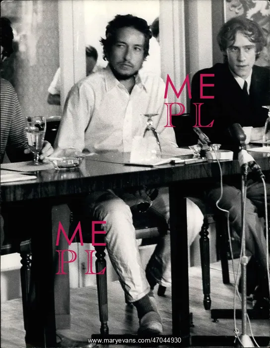 : Bob Dylan in press conference, Isle of Wight, UK : Bob Dylan in press conference, Isle of Wight, UK