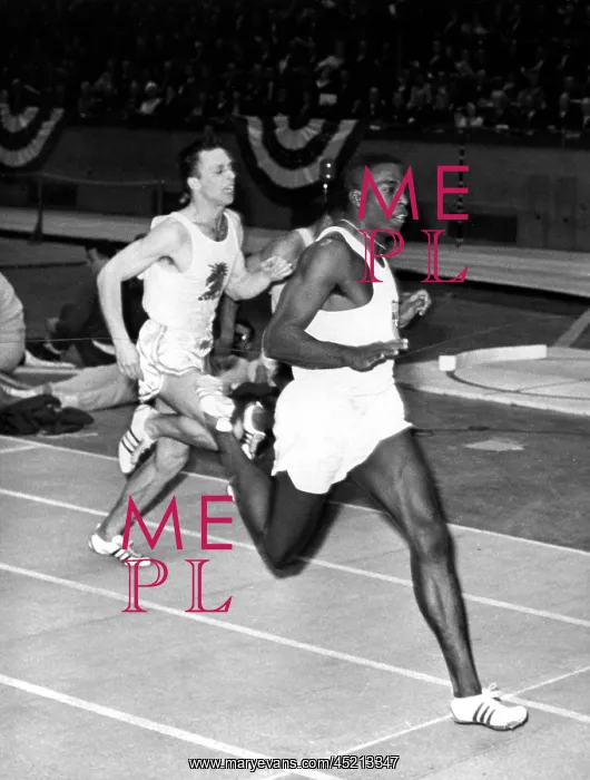 : Bob Hayes, winning the 60-yard dash at the ? : Bob Hayes, winning the 60-yard dash at the ?