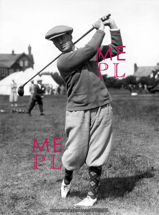  : Bobby Jones, golfer, in action