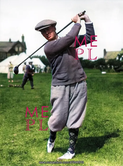  : Bobby Jones, golfer, in action