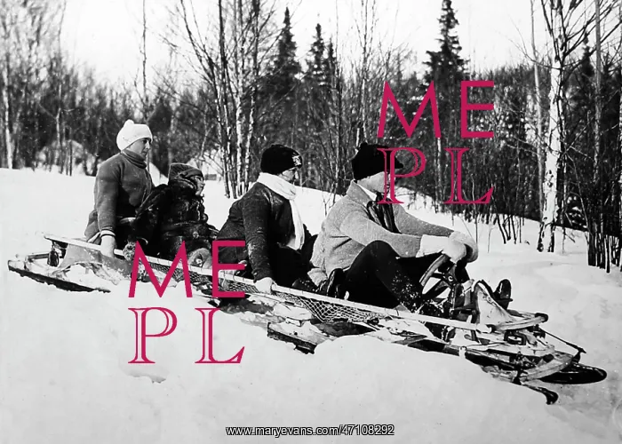  : Bobsleigh, Montreal, Canada, early 1900s