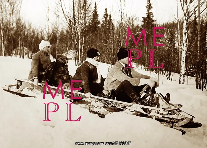  : Bobsleigh, Montreal, Canada, early 1900s