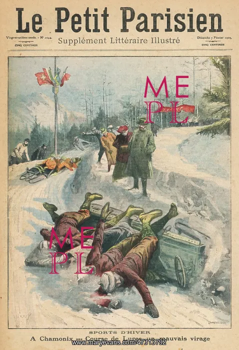  : BOBSLEIGH SPILL 1909