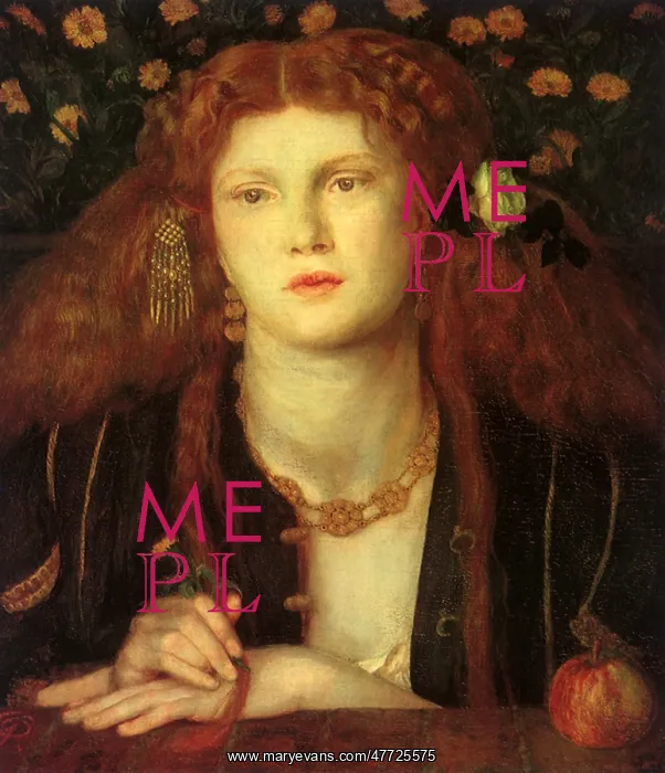 : Bocca Baciata (Lips that have been Kissed), D G Rossetti : Bocca Baciata (Lips that have been Kissed), D G Rossetti