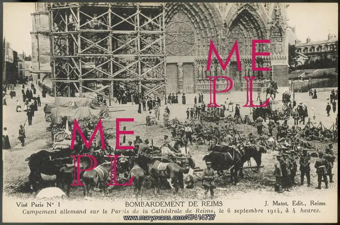 : THE BOCHE AT REIMS : THE BOCHE AT REIMS