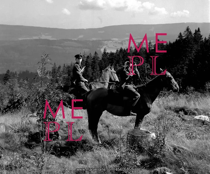 : Boder patrol on horseback : Boder patrol on horseback