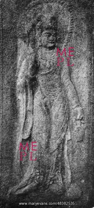 : Bodhisattva on the Right Wall of the Seokguram Cave Temple : Bodhisattva on the Right Wall of the Seokguram Cave Temple